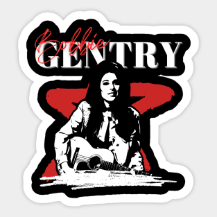 Bobbie gentry retro style Sticker